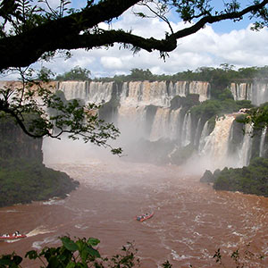 Get drenched at the mighty Iguazú Falls